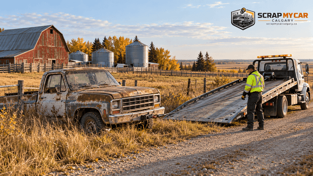 Cover image for Junk Car Removal on Acreages and Farms Around Red Deer
